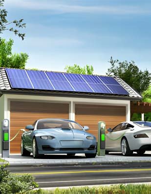 car charging by solar power