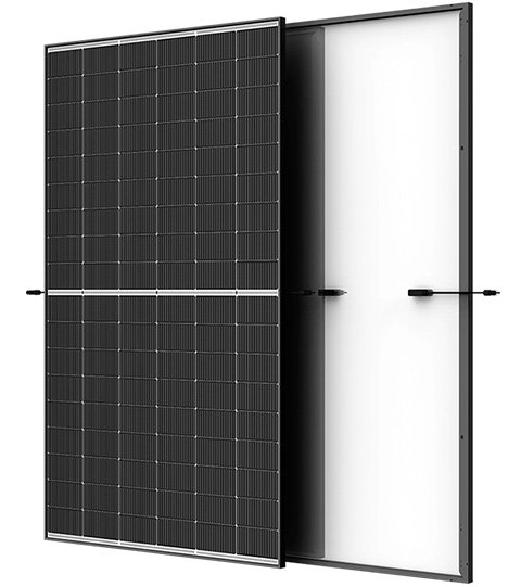 Trina solar panel image front and back side