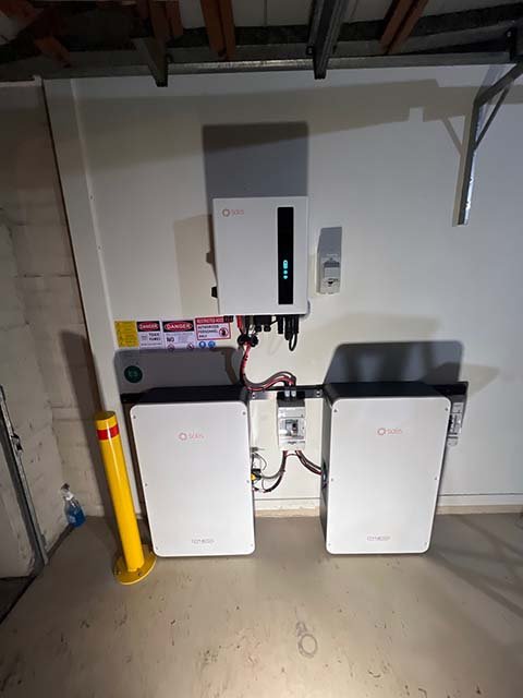 Solis inverter with battery